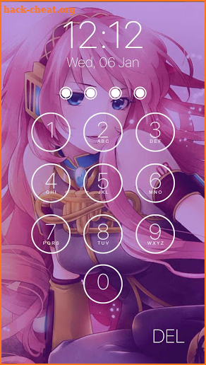 anime lock screen screenshot