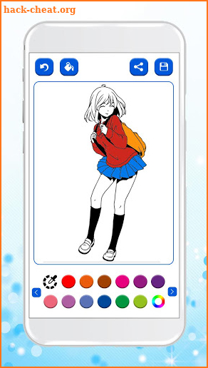 Anime Manga Coloring Pages screenshot