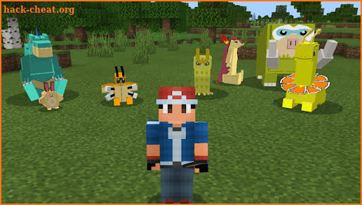 Anime mod for Minecraft world screenshot