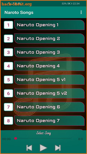 Anime Music Offline:Naroto Songs screenshot