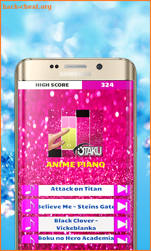 Anime Piano Tiles Game screenshot