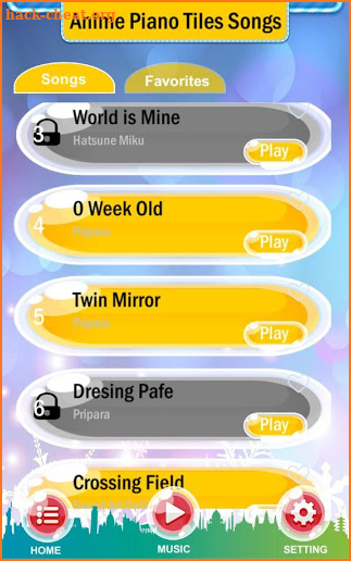 🎹 Anime Piano Tiles - Hatsune, Pripara, SAO Songs screenshot