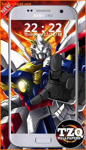 Anime Robot Art of War Wallpaper screenshot