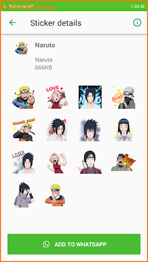 Anime Sticker for Whatsapp - WAStickerApps screenshot