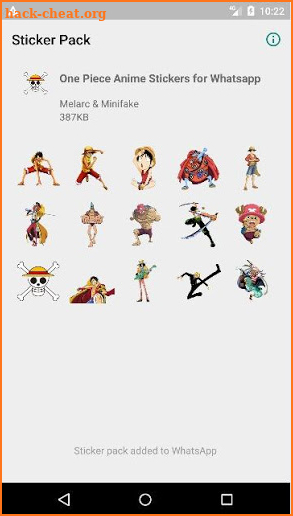 Anime Sticker One - Piece for WhatsApp screenshot