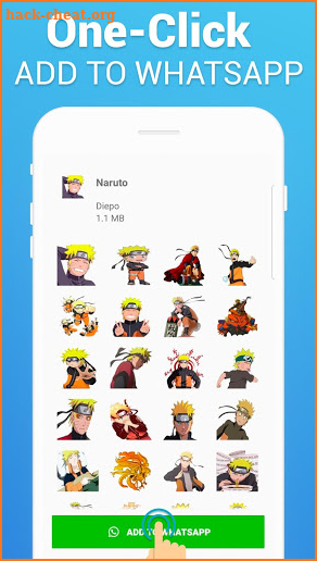 Anime Stickers for WhatsApp (WASticker Apps) screenshot