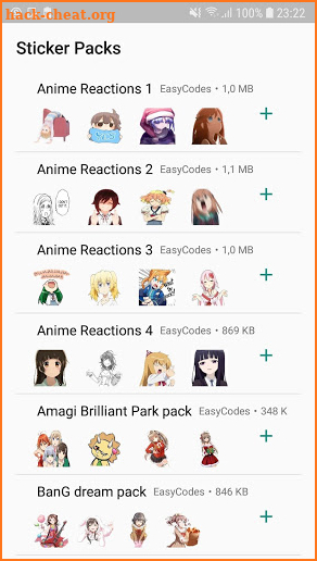 Anime stickers for WhatsApp - WAStickerApps screenshot