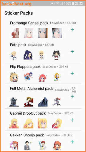 Anime stickers for WhatsApp - WAStickerApps screenshot