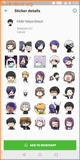 Anime Stickers Pack screenshot