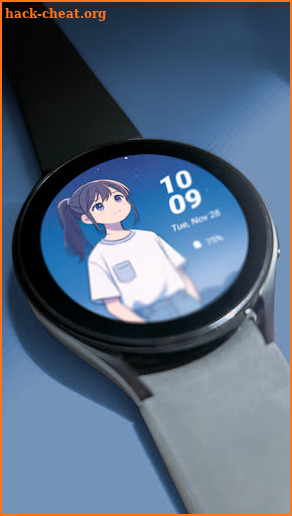 Anime Watch Face - Night Sky screenshot