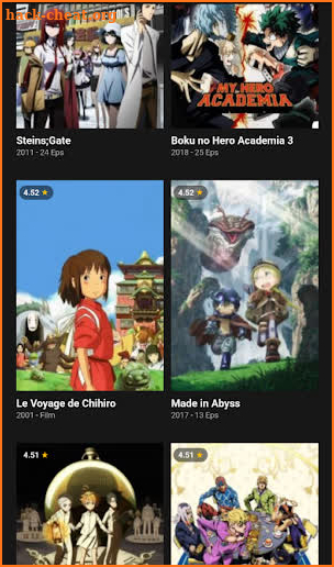 Animés et Manga streaming screenshot