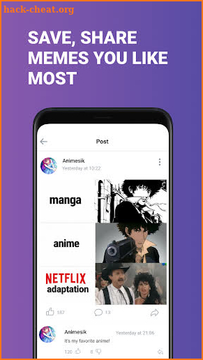 Animesik - Anime & Manga Fun Community screenshot