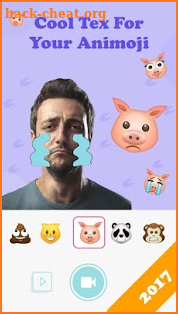 Animoji for phone X +Live Emoji Face Swap Emoticon screenshot