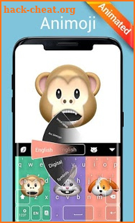 Animoji GO Keyboard Animated Theme screenshot