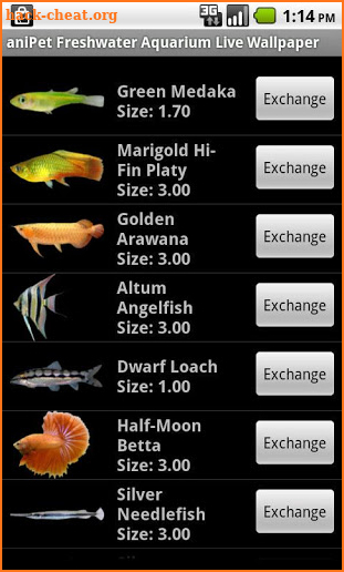 aniPet Freshwater Live WP screenshot