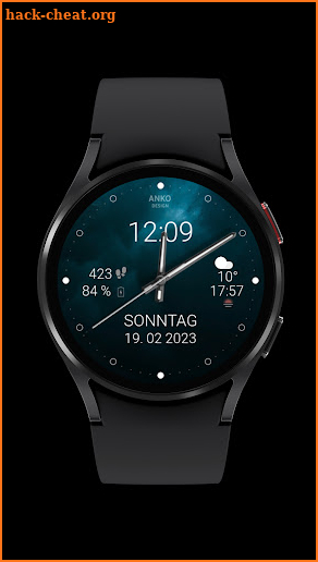 Anko Design Blue 6.2 - Wear OS screenshot