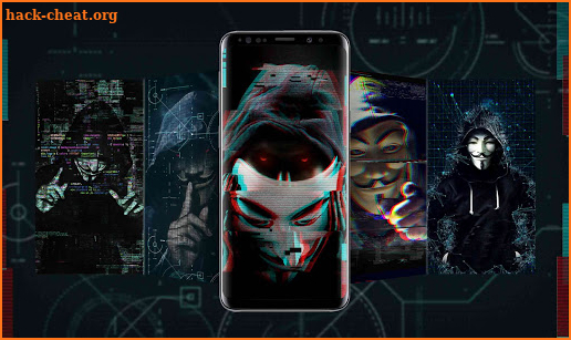 Anonymous Hacker Live Wallpaper screenshot