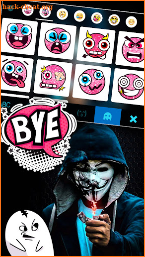 Anonymous Lighter Keyboard Background screenshot