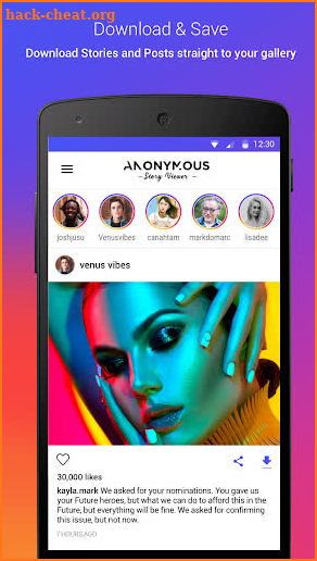 Anonymous Story Viewer for Instagram screenshot