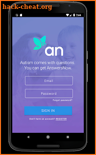 answersnow parent support app screenshot