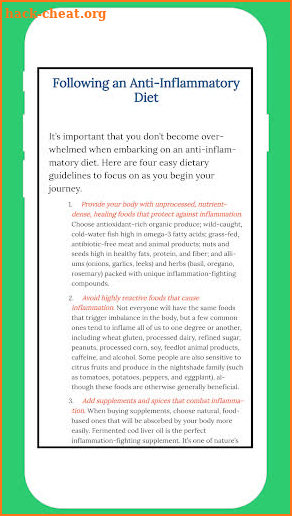 Anti Inflammatory Diet Cookbook screenshot