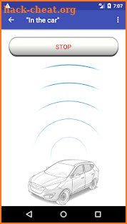 Anti-Jamming alarm system screenshot