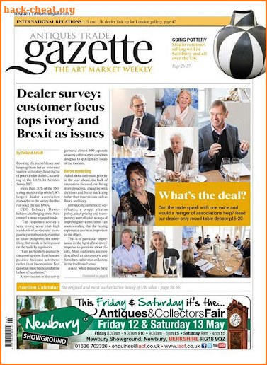 Antiques Trade Gazette screenshot