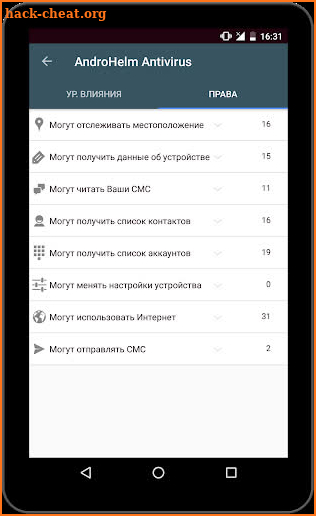 AntiVirus Android for Tablet screenshot