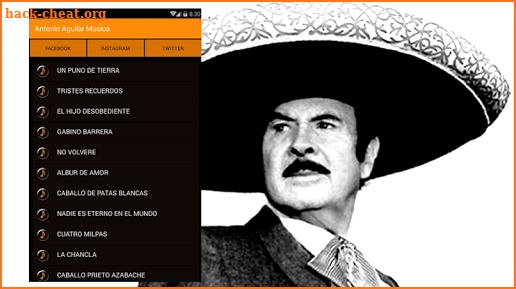 Antonio Aguilar - Letras de Musicas screenshot