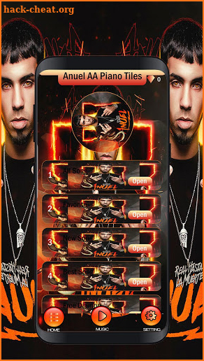 Anuel AA Piano Game screenshot