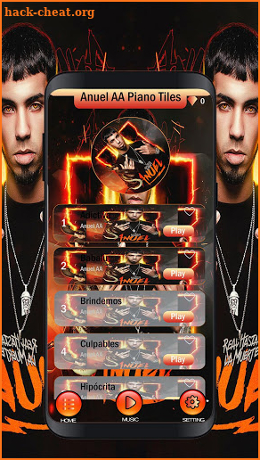 Anuel AA Piano Game screenshot