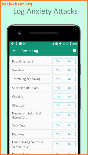 Anxiety Tracker - Stress and Anxiety Log screenshot