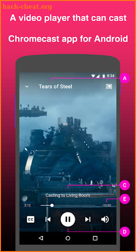 Anycast – a Chromecast app for Android screenshot