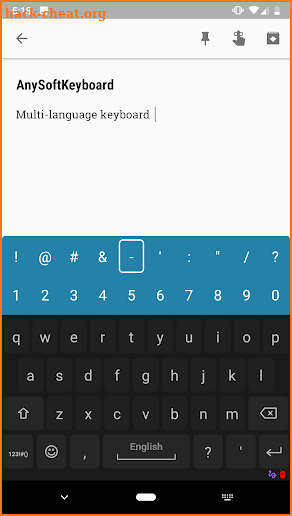 AnySoftKeyboard screenshot