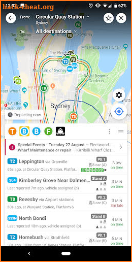 AnyTrip - real-time train, bus and ferry tracker screenshot