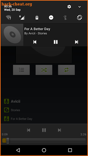 AOSP Music+ screenshot