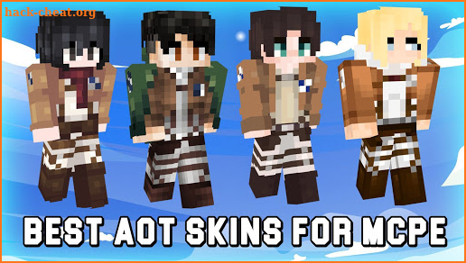 AOT Mod in MCPE + Attack of Titans Skins screenshot