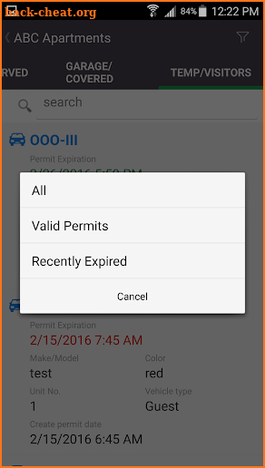 ApartmentPermits.com screenshot