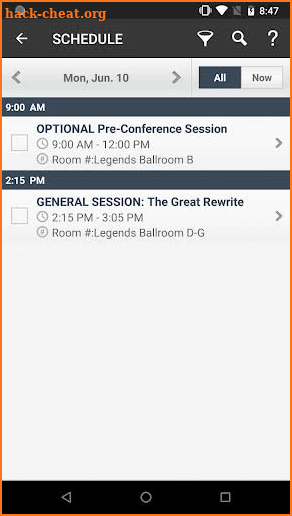 APIC 2019 Conference screenshot