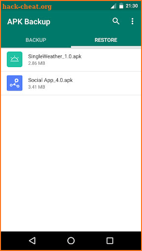 APK Backup screenshot
