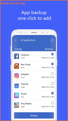 App Backup & Restore screenshot