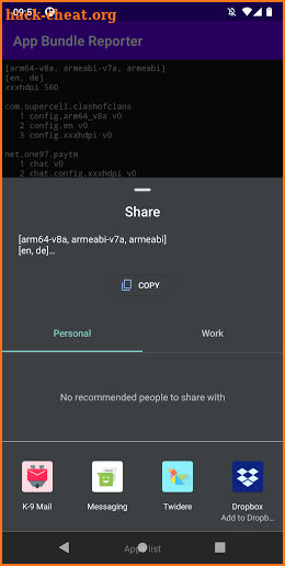 App Bundle Reporter screenshot