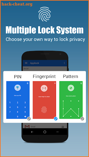 App lock - Real Fingerprint, Pattern & Password screenshot