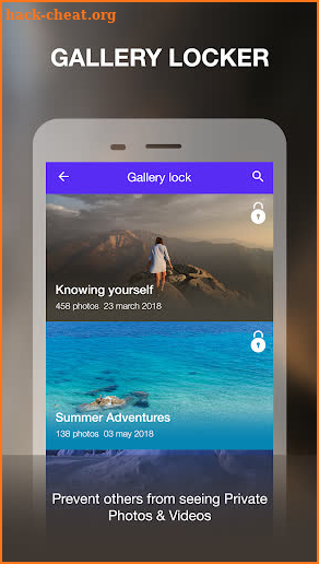 App Locker Fingerprint & Password, Gallery Locker screenshot