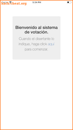 App Votación screenshot