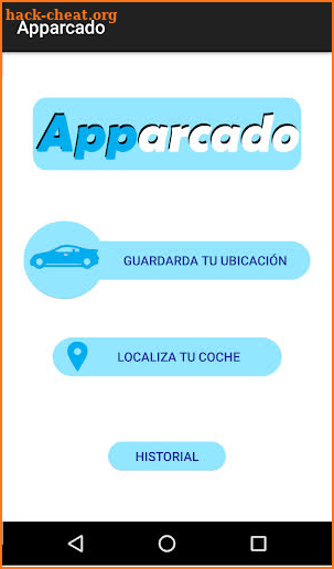 Apparcado - Encontrar mi coche aparcado screenshot