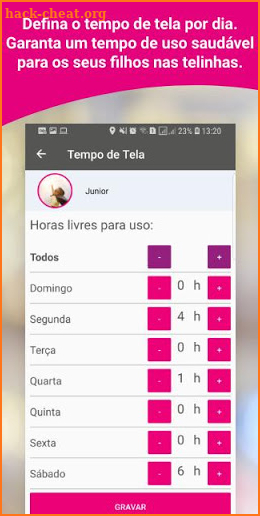 AppGuardian (Versão Pais) - Controle Parental screenshot