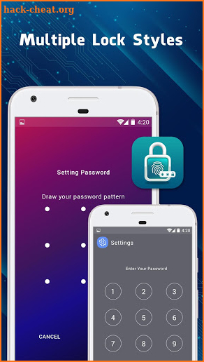 AppLock - fingerprint password pin & pattern lock screenshot