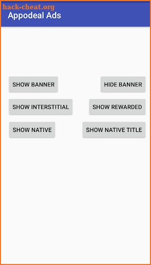Appodeal Ads Demo screenshot