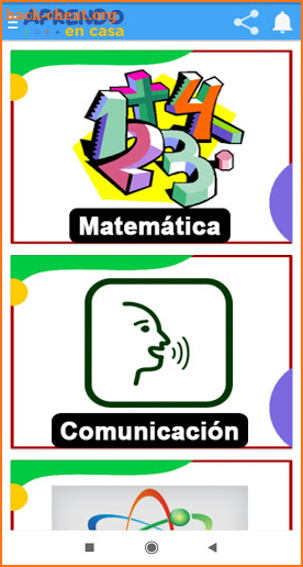 Aprendo en Casa - Plataforma Educativa screenshot